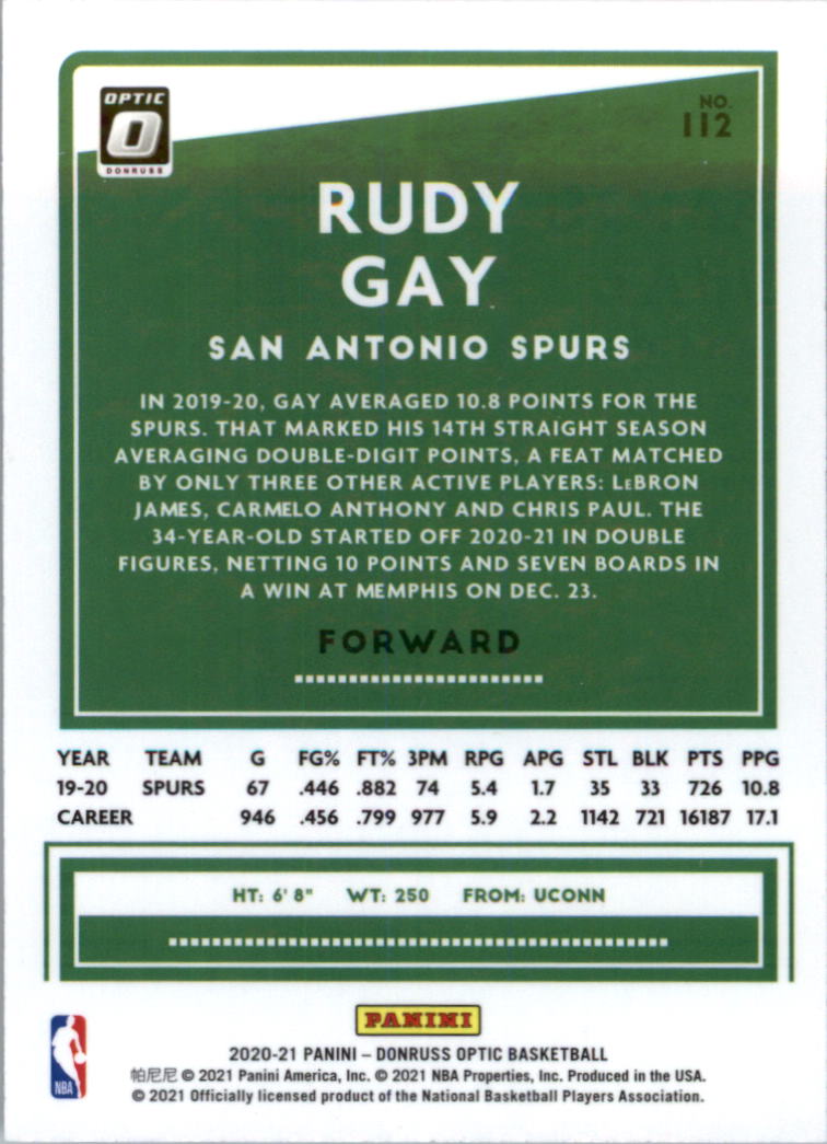 2020-21 Donruss Optic Basketball Card Pick (Base) - Bild 225 von 401