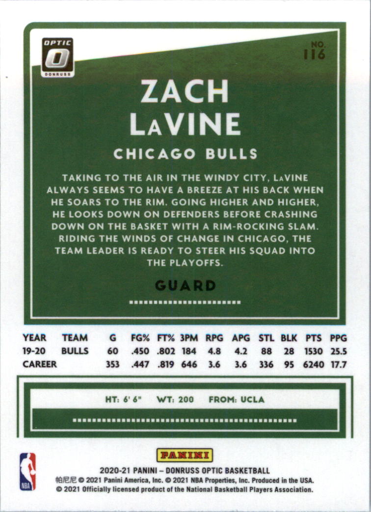 2020-21 Donruss Optic Basketball Card Pick (Base) - Bild 233 von 401