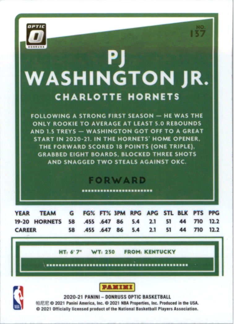 2020-21 Donruss Optic Basketball Card Pick (Base) - Bild 275 von 401