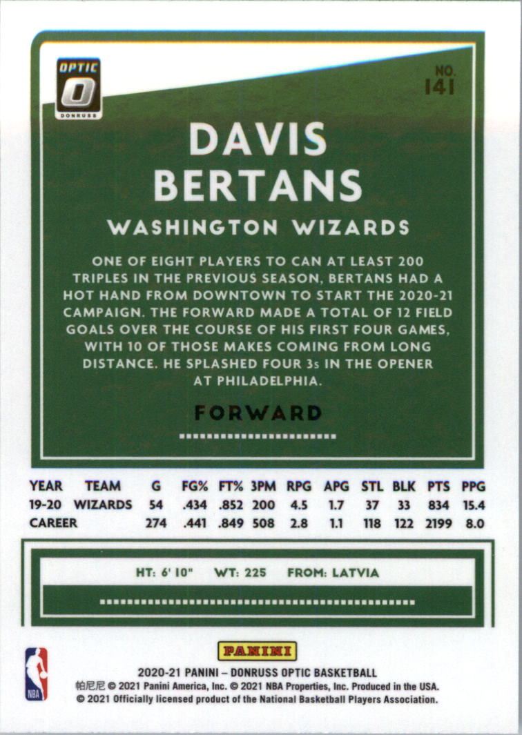 2020-21 Donruss Optic Basketball Card Pick (Base) - Bild 283 von 401