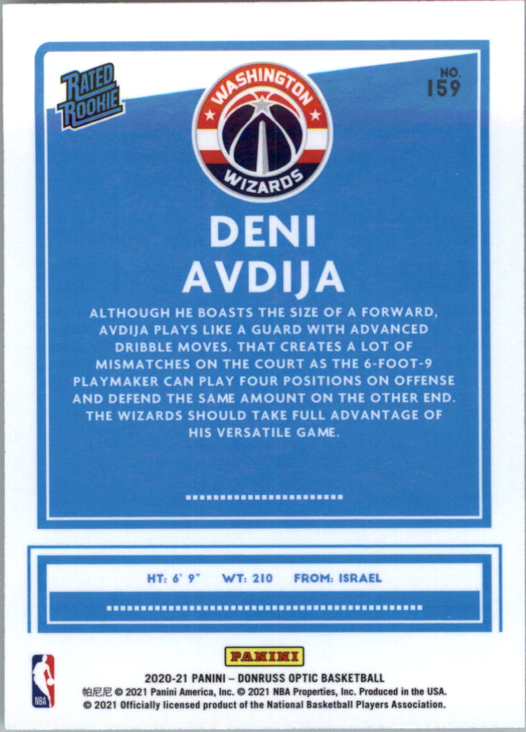 2020-21 Donruss Optic Basketball Card Pick (Base) - Bild 319 von 401