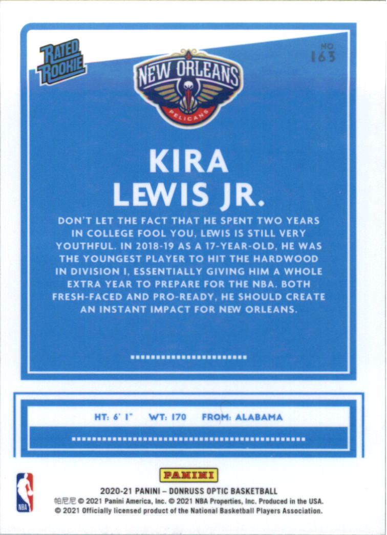 2020-21 Donruss Optic Basketball Card Pick (Base) - Bild 327 von 401