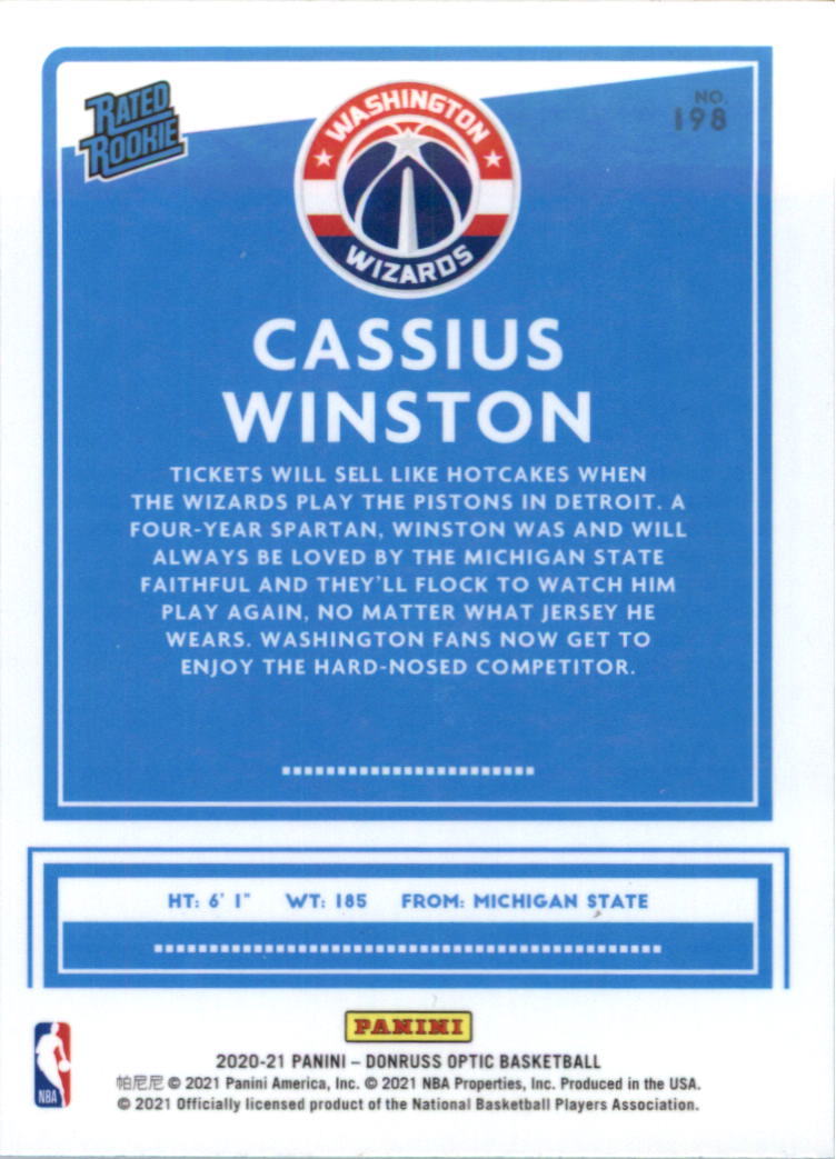 2020-21 Donruss Optic Basketball Card Pick (Base) - Bild 397 von 401