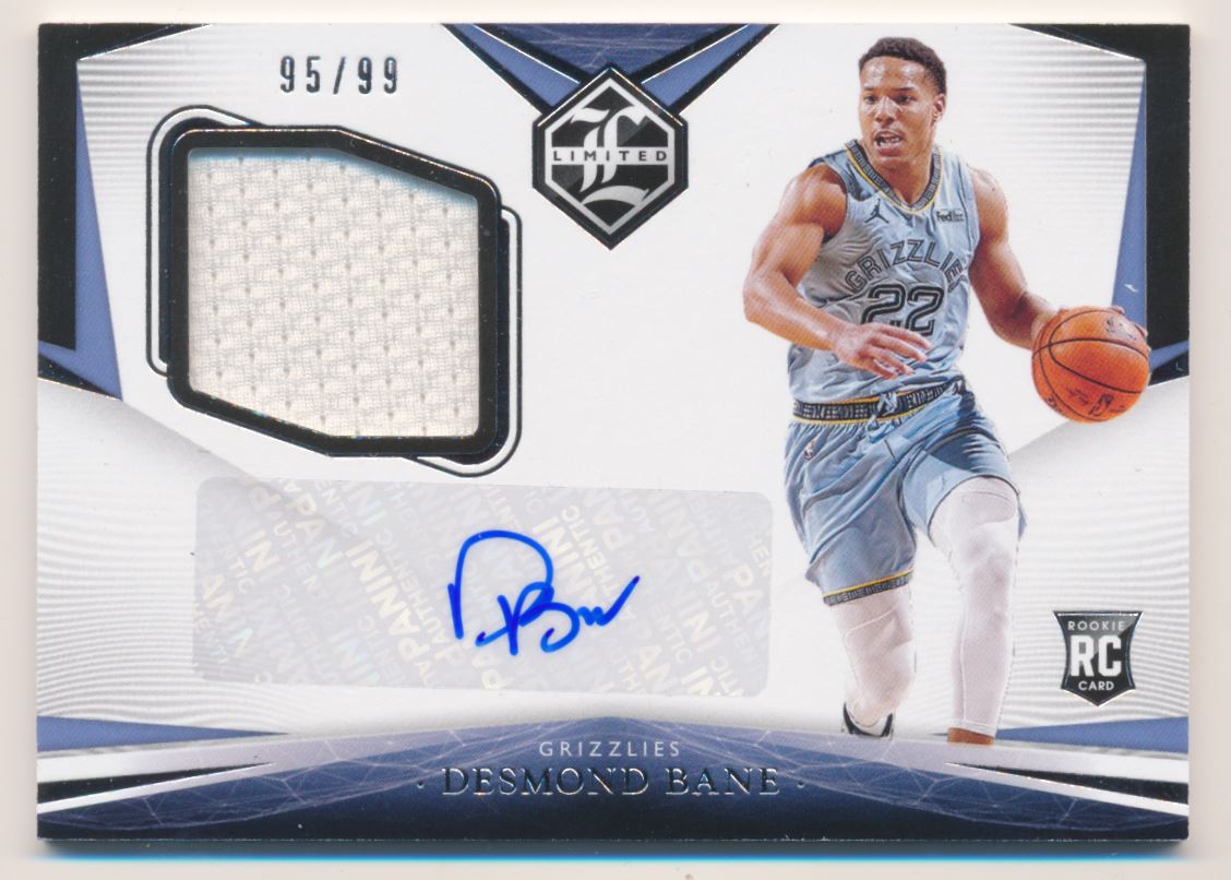 2020-21 Panini Chronicles Limited Rookie Jersey Autographs #36