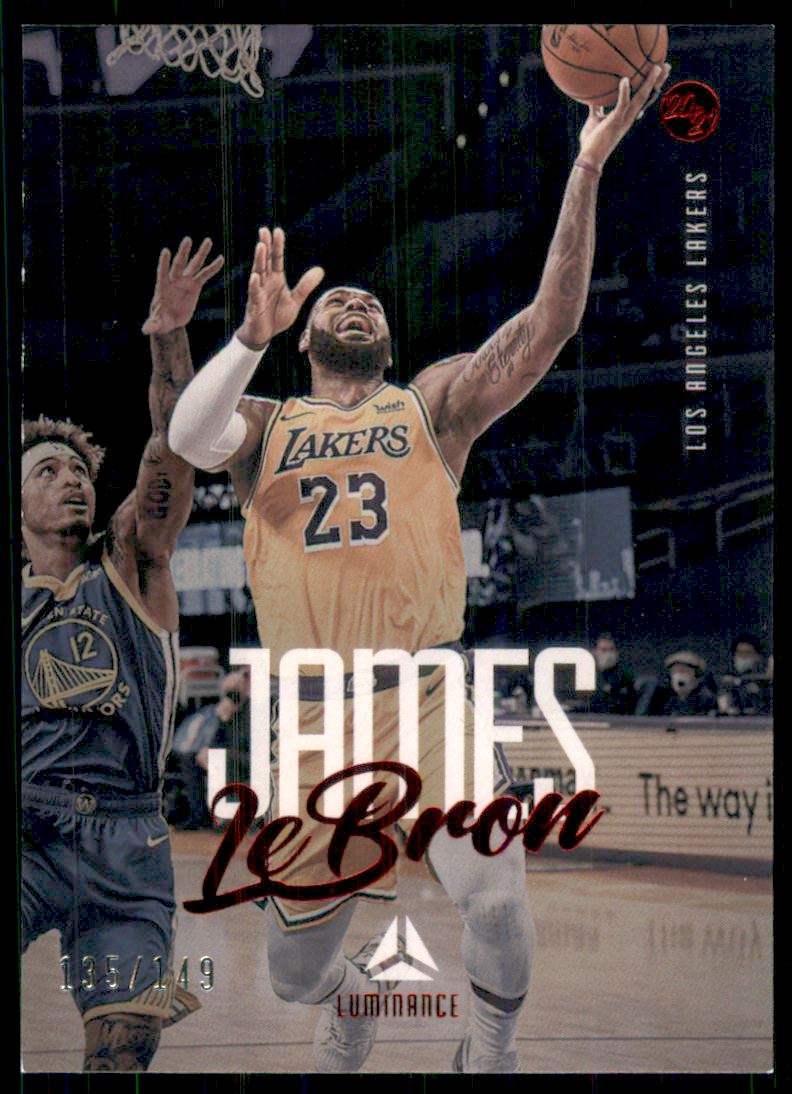 2020-21 Panini Chronicles Red #152 LeBron James/Luminance