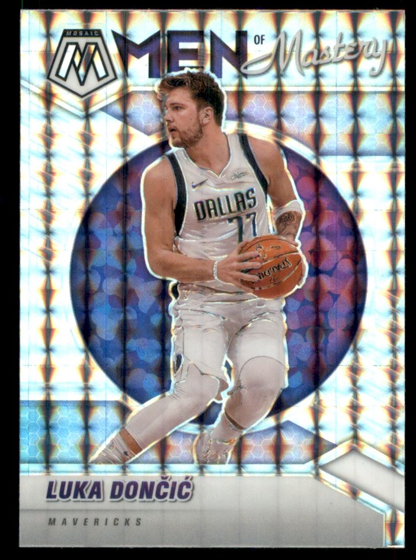 2020-21 Panini Mosaic Men of Mastery Mosaic #18 Luka Doncic