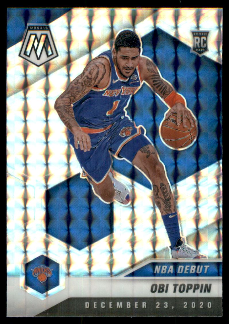 2020-21 Panini Mosaic Mosaic #273 Obi Toppin