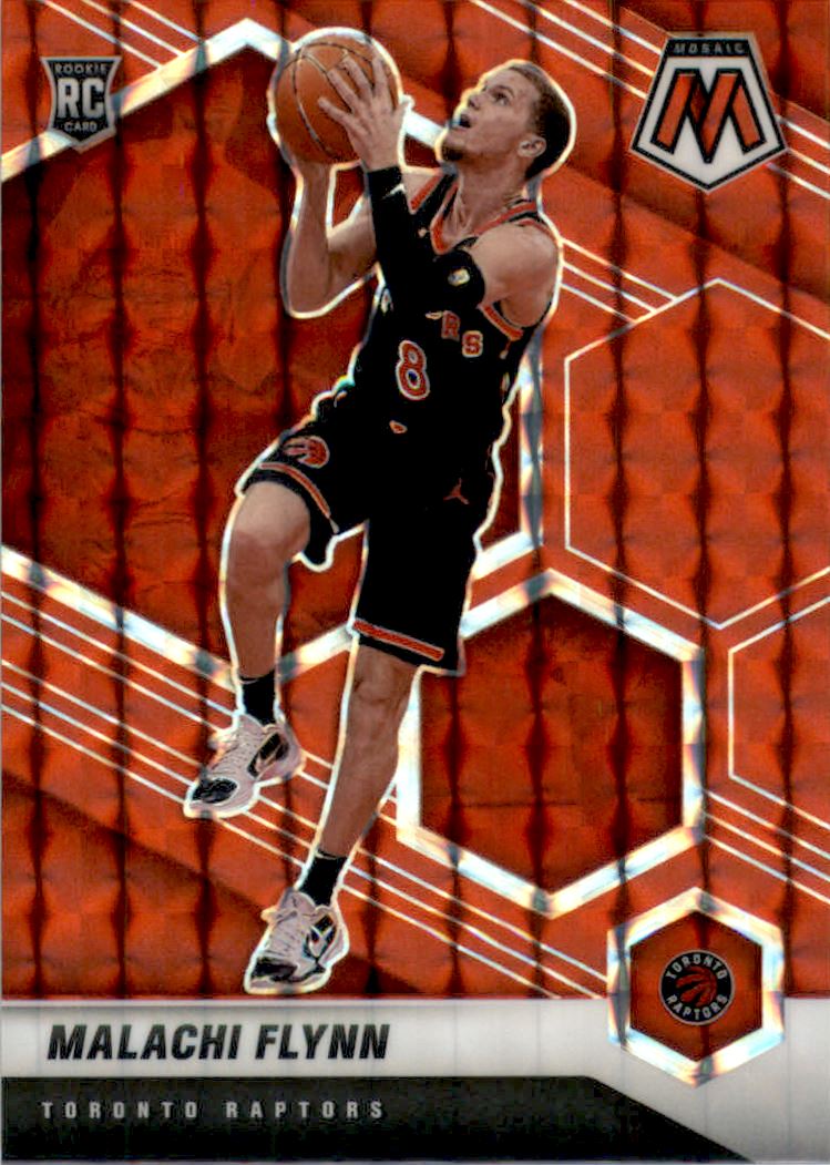 2020-21 Panini Mosaic Mosaic Red #236 Malachi Flynn