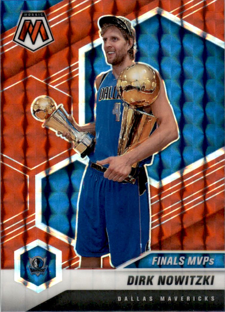 2020-21 Panini Mosaic Mosaic Red #295 Larry Bird
