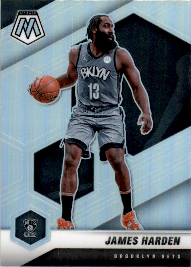 2020-21 Panini Mosaic Silver #173 James Harden