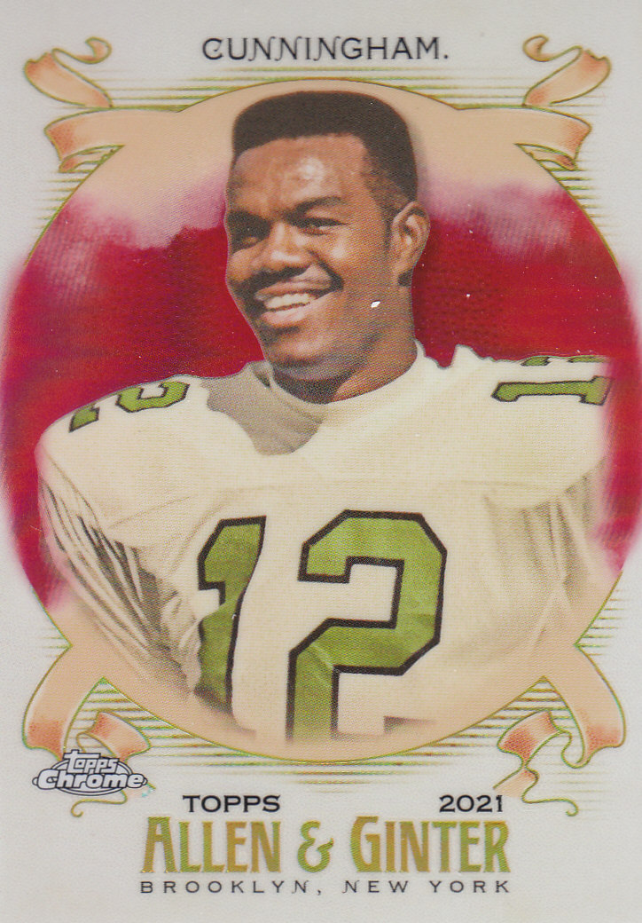 2021 Topps Allen and Ginter Chrome Red Refractors #277 Randall Cunningham