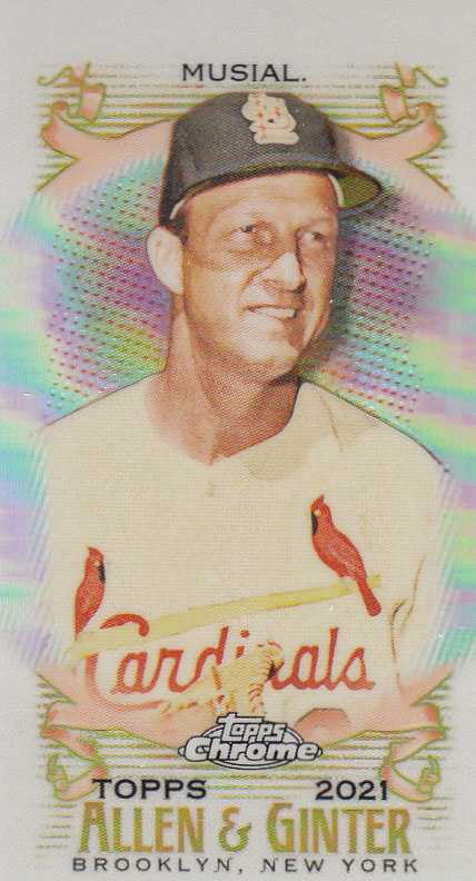2021 Topps Allen and Ginter Chrome Mini #84 Stan Musial