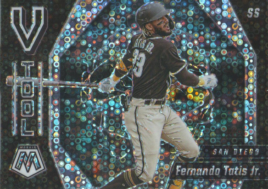 2021 Panini Mosaic V Tool Mosaic Quick Pitch 6 Fernando Tatis Jr. NMMT