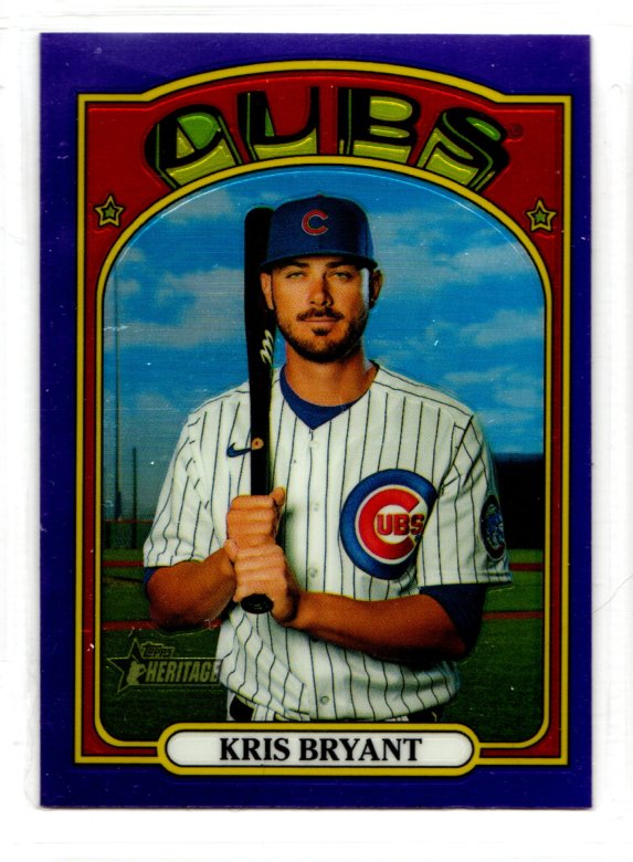 2021 Topps Heritage JONATHAN INDIA RC #541 Purple Refractor