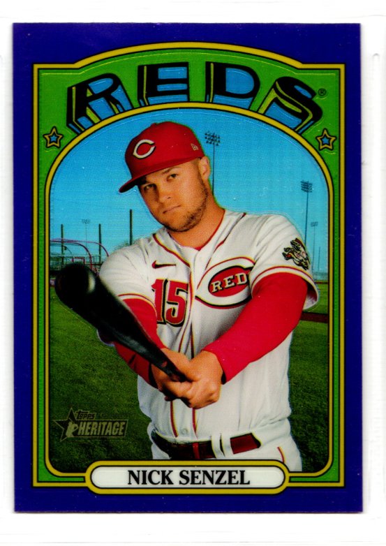  2022 Topps Heritage #107 Kyle Farmer Cincinnati Reds