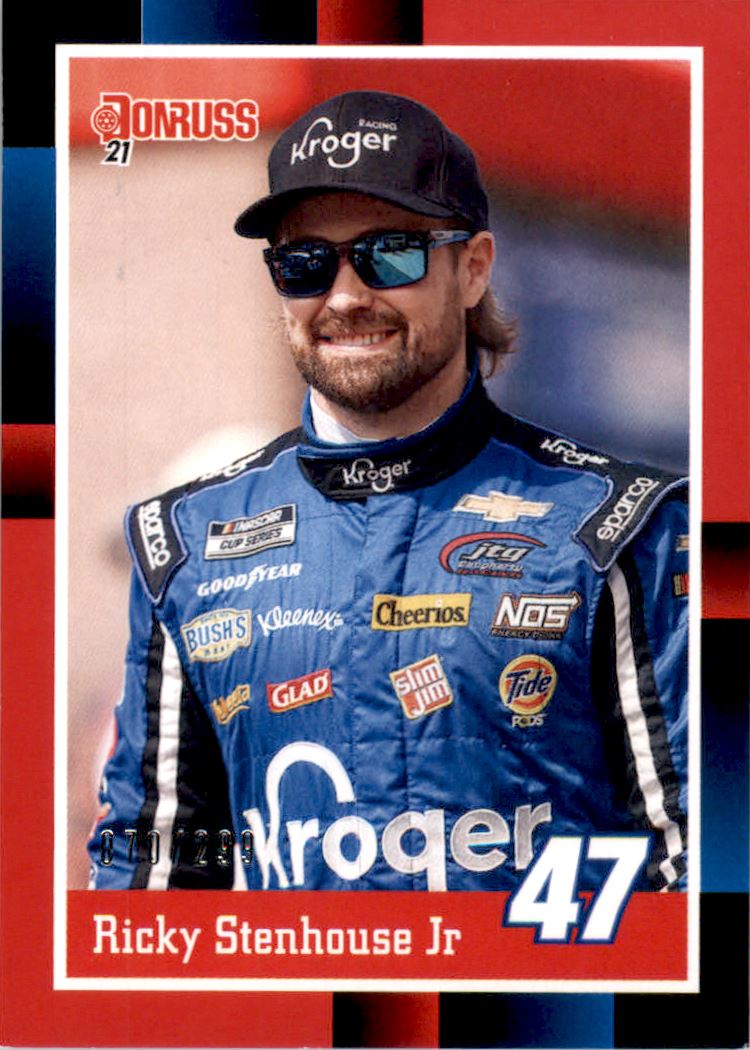 2021 Donruss Red #164 Ricky Stenhouse Jr RETRO