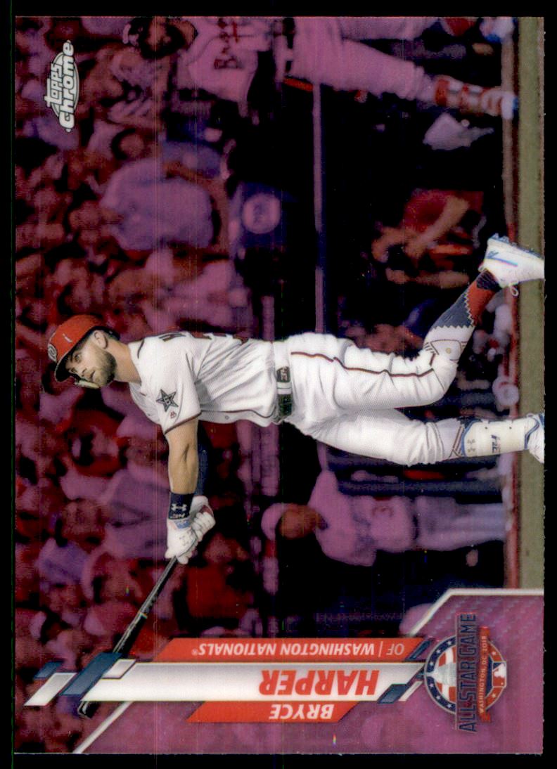 2020 Topps Chrome Update Pink Refractors #U66 Bryce Harper AS