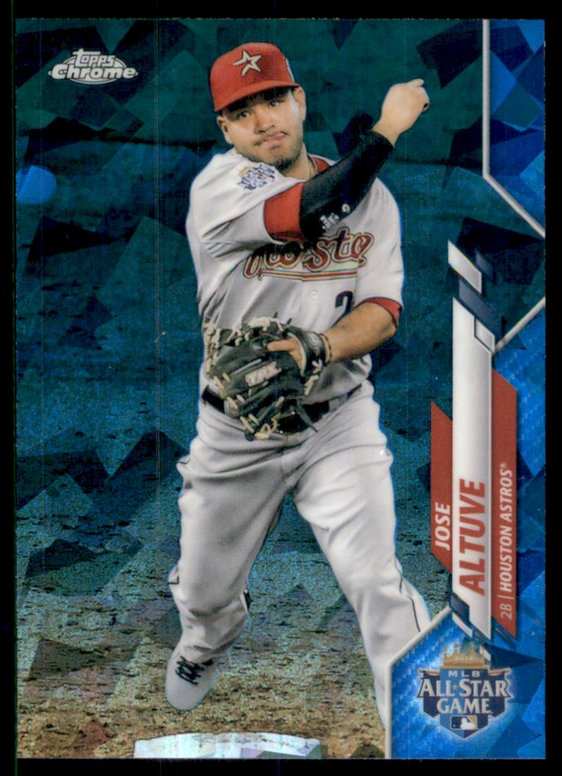 2020 Topps Chrome Update Sapphire #U277 Jose Altuve AS