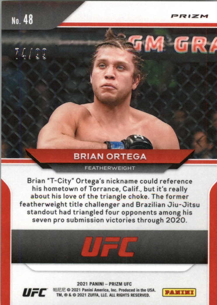 2021 Panini Prizm UFC Prizms Premium Box Set Trading Cards Card Pick (Inserts) - Picture 59 of 269