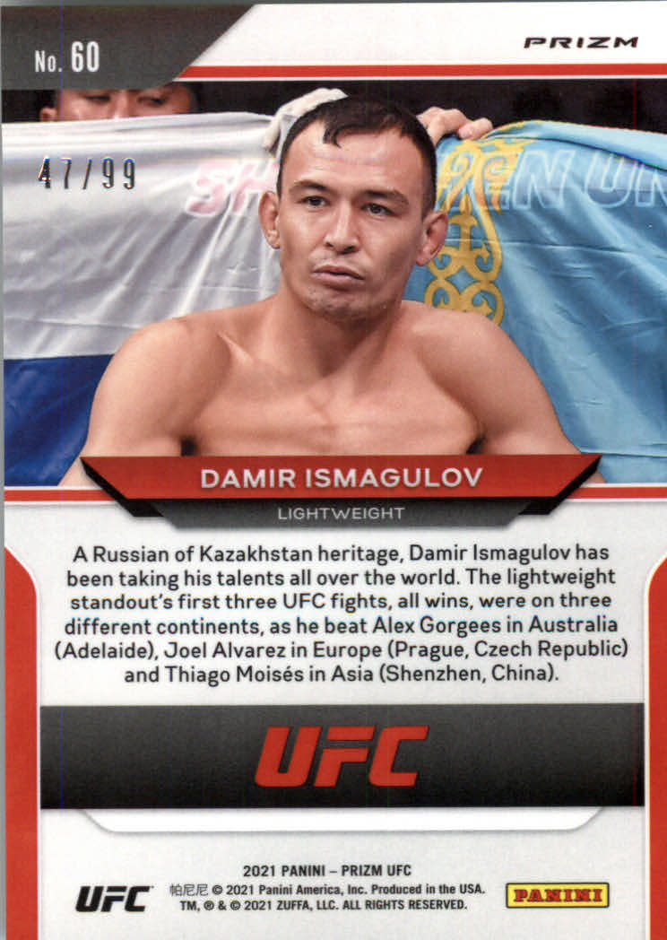 2021 Panini Prizm UFC Prizms Premium Box Set Trading Cards Card Pick (Inserts) - Picture 77 of 269