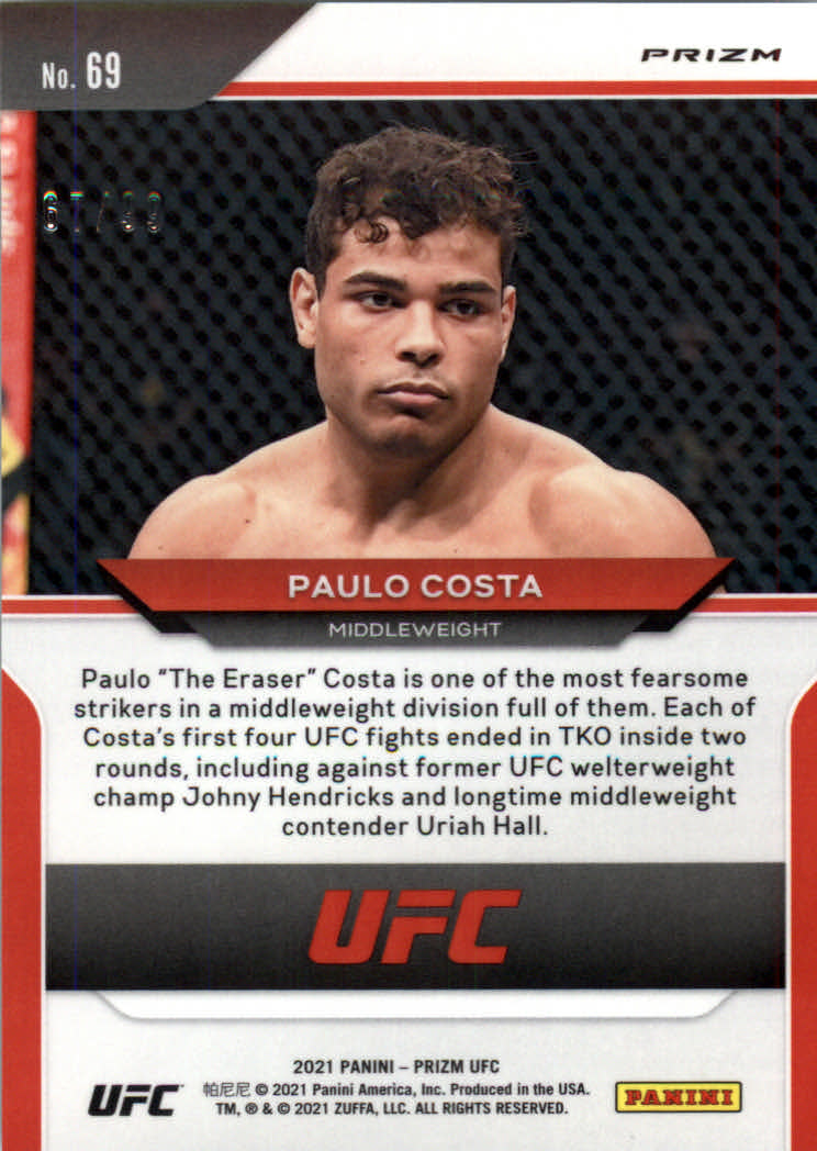 2021 Panini Prizm UFC Prizms Premium Box Set Trading Cards Card Pick (Inserts) - Picture 91 of 269