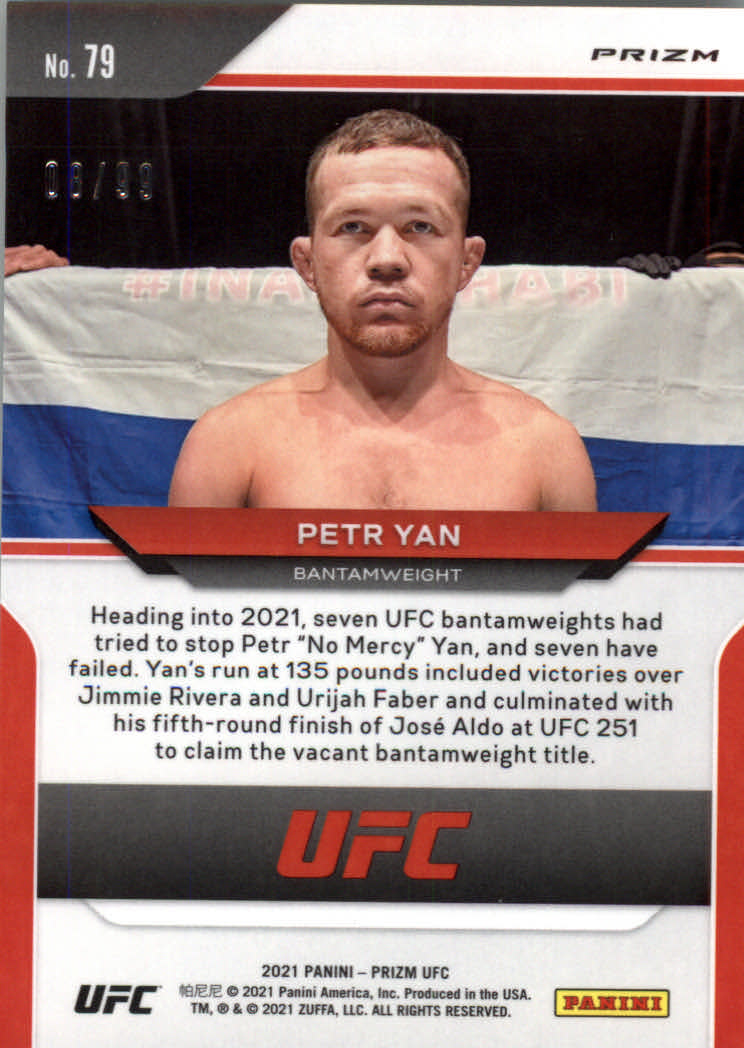 2021 Panini Prizm UFC Prizms Premium Box Set Trading Cards Card Pick (Inserts) - Picture 107 of 269
