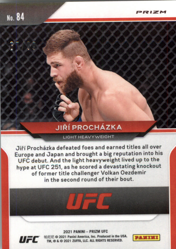 2021 Panini Prizm UFC Prizms Premium Box Set Trading Cards Card Pick (Inserts) - Picture 113 of 269