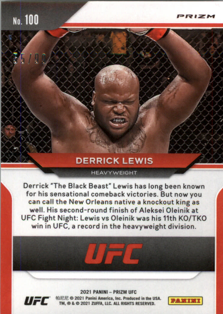 2021 Panini Prizm UFC Prizms Premium Box Set Trading Cards Card Pick (Inserts) - Picture 133 of 269