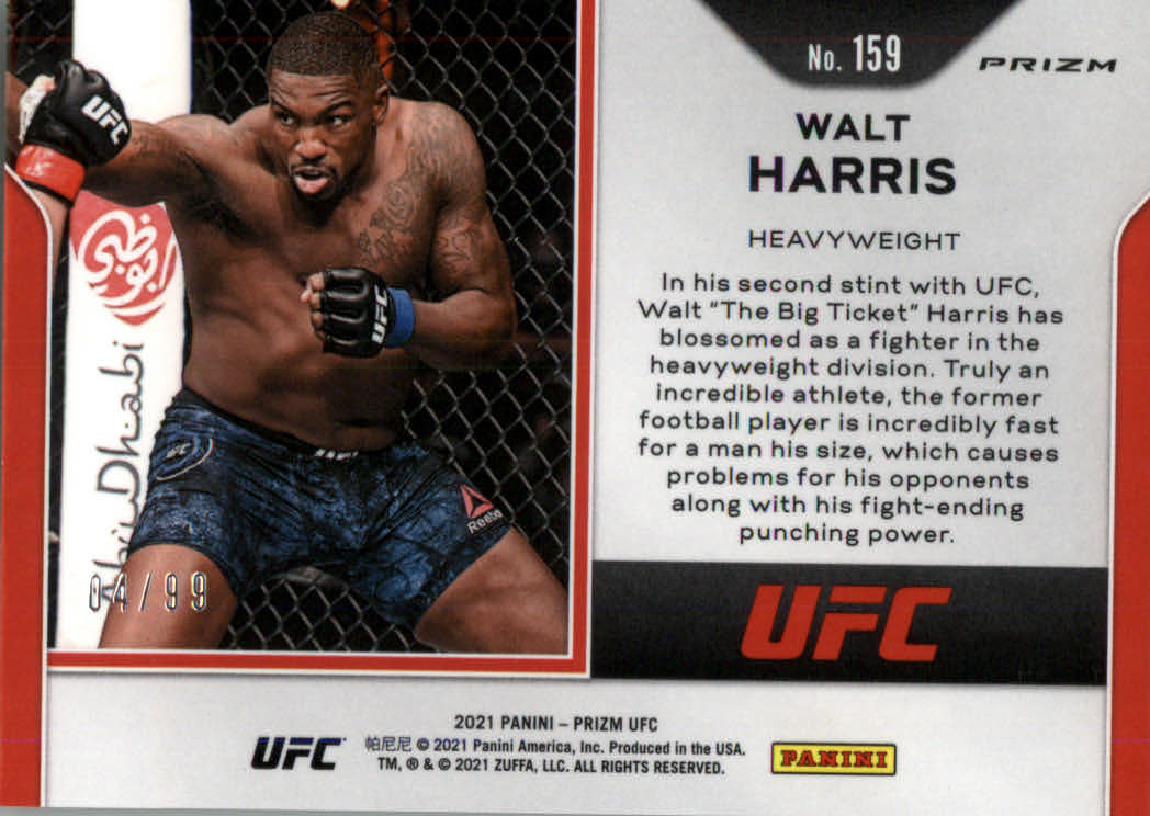 2021 Panini Prizm UFC Prizms Premium Box Set Trading Cards Card Pick (Inserts) - Picture 215 of 269