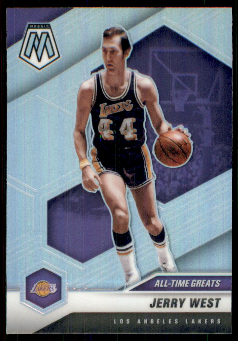 2020-21 Panini Mosaic Silver #293 Jerry West