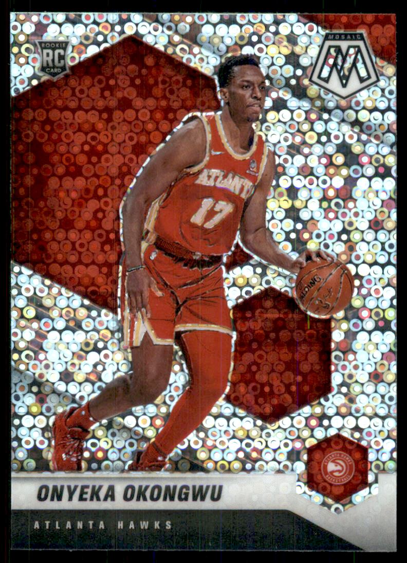 2020-21 Panini Mosaic Rookie Variations Fast Break #221 Onyeka Okongwu