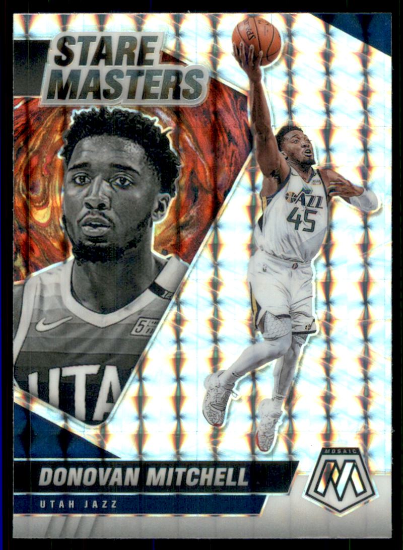 2020-21 Panini Mosaic Stare Masters Mosaic #16 Donovan Mitchell