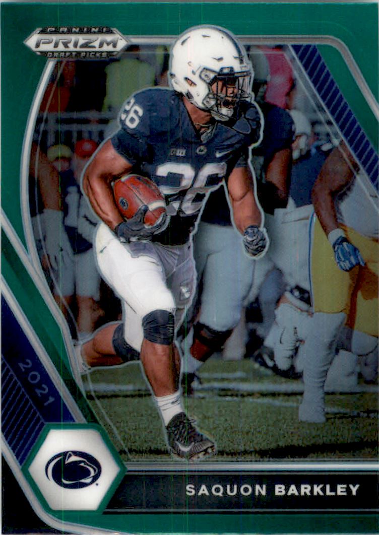 2021 Panini Prizm Draft Picks Prizms Green #88 Saquon Barkley