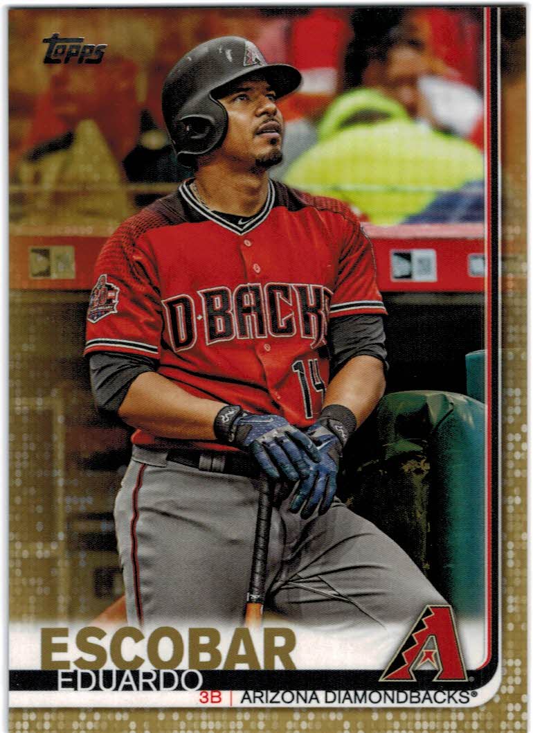 2019 TOPPS HOLIDAY EDUARDO ESCOBAR ARIZONA DIAMONDBACKS #HW62