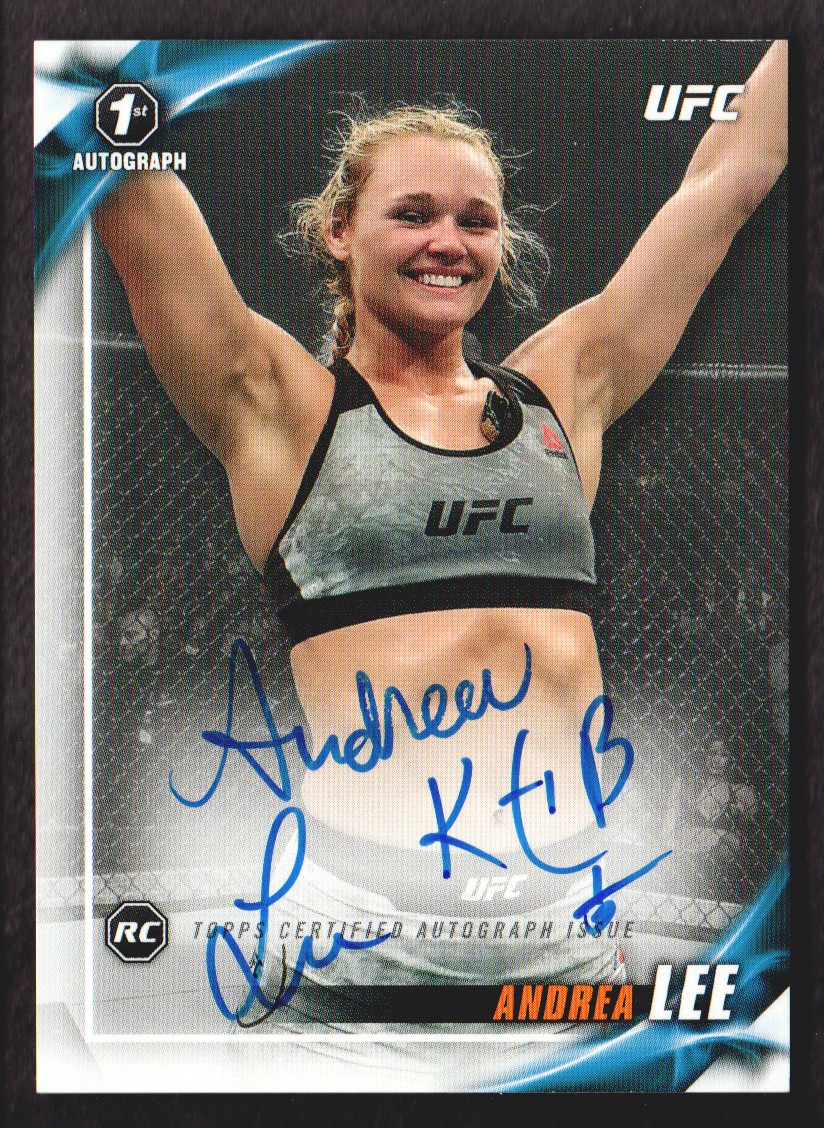 2019 Topps UFC Knockout Autographs #KAALE Andrea Lee/199