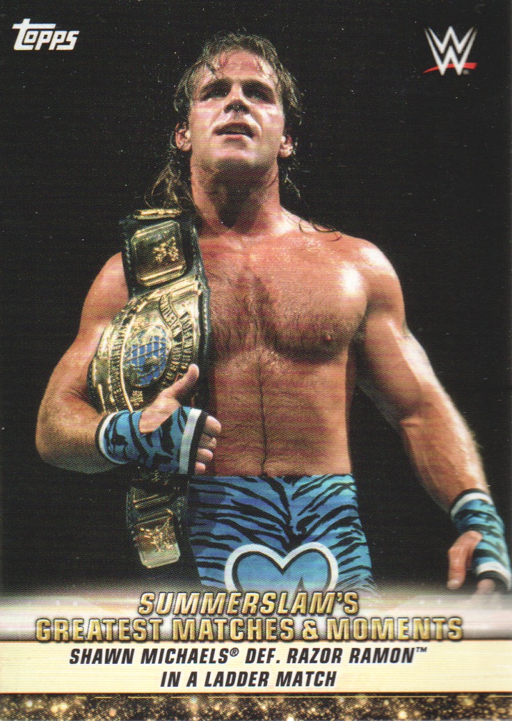 2019 Topps Wwe Summerslam Greatest Matches And Moments #gm11 Shawn 