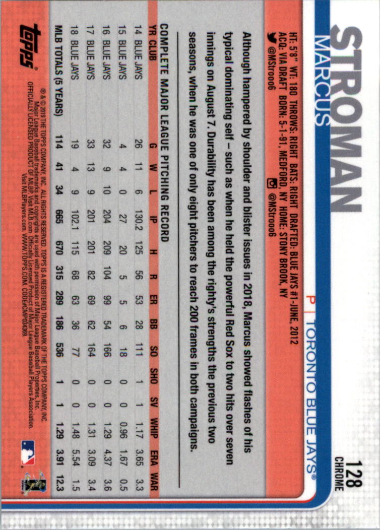 2019 Topps Chrome Baseball Card Pick - Picture 255 of 400