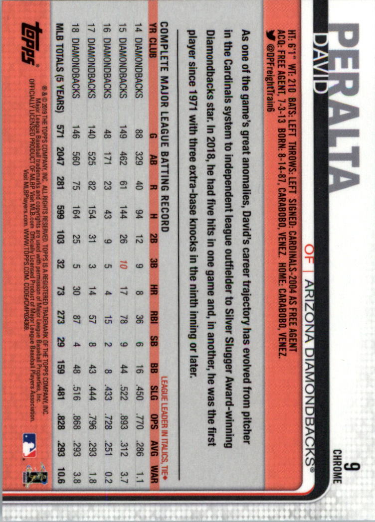 2019 Topps Chrome Baseball Card Pick - Picture 19 of 400