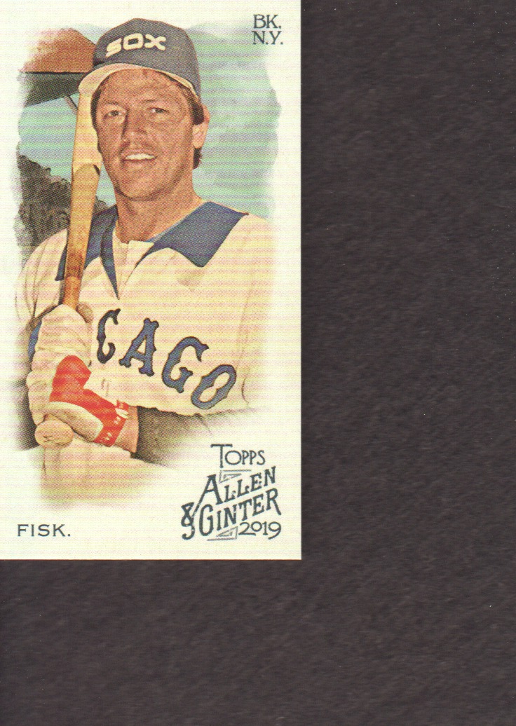 2019 Topps Allen and Ginter Mini A and G Back #272 Carlton Fisk
