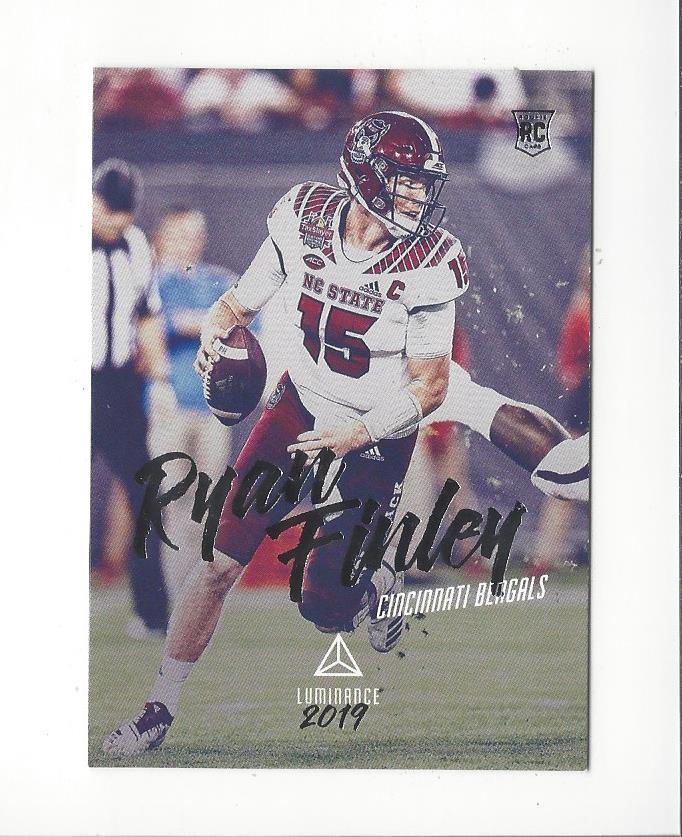 2019 Panini Luminance #135 Ryan Finley RC