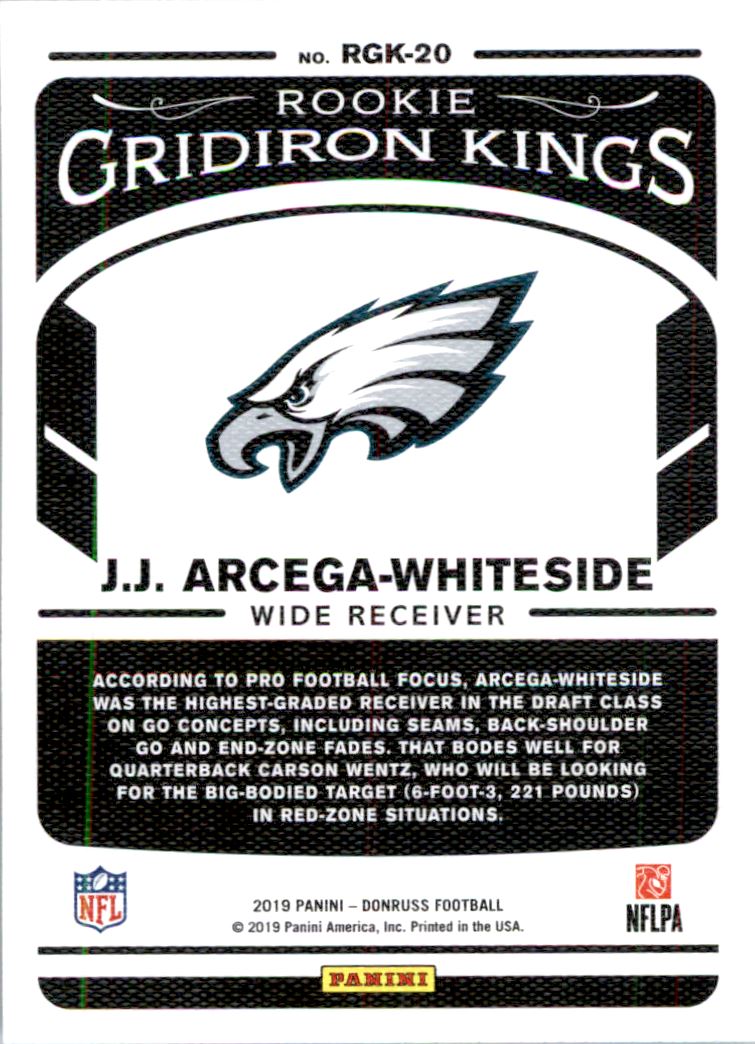 2019 Donruss Rookie Gridiron Kings #20 J.J. Arcega-Whiteside