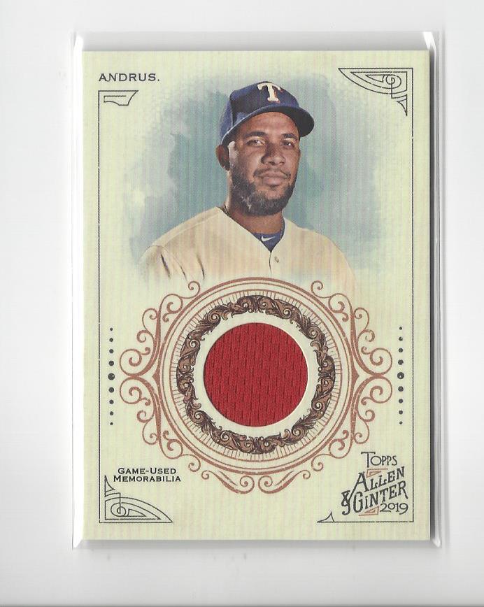 2019 Topps Allen and Ginter Relics #FSRAEA Elvis Andrus A