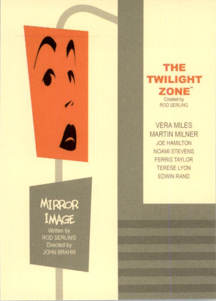 2019 Rittenhouse Twilight Zone Rod Serling Edition Twilight Zone Portfolio Prints The Serling Episodes #J18 Mirror Image