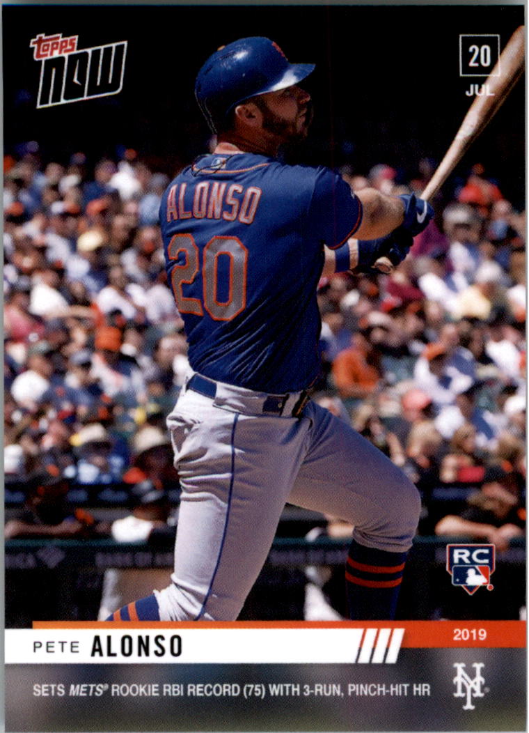 2019 Topps Now #541 Pete Alonso/1254*
