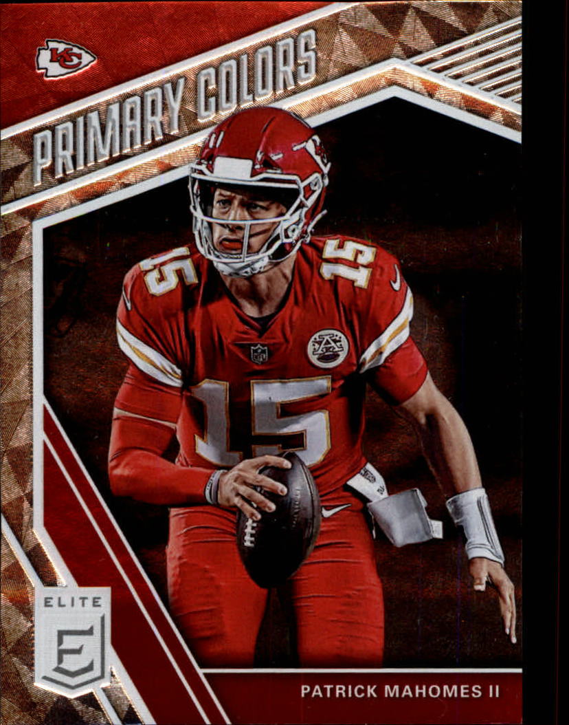 Patrick Mahomes Card Red Jersey Insert - Mint NM