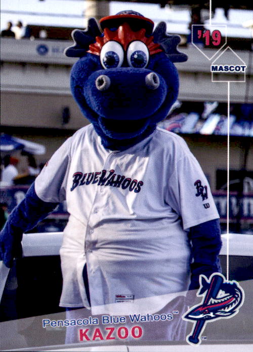 2019 Pensacola Blue Wahoos Grandstand 35 Kazoo MASCOT NM