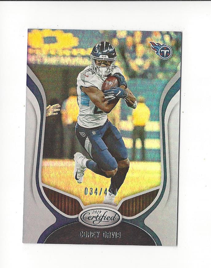 2019 Certified Mirror Silver #36 Corey Davis