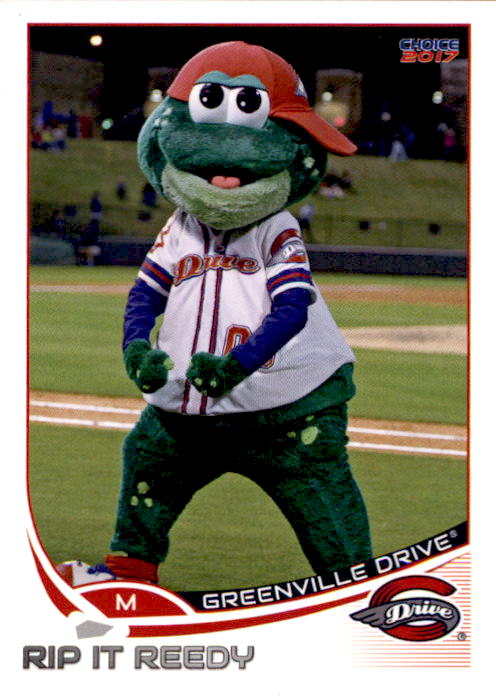 Greenville Drive mascot Reedy Rip'It, Entertaining some you…