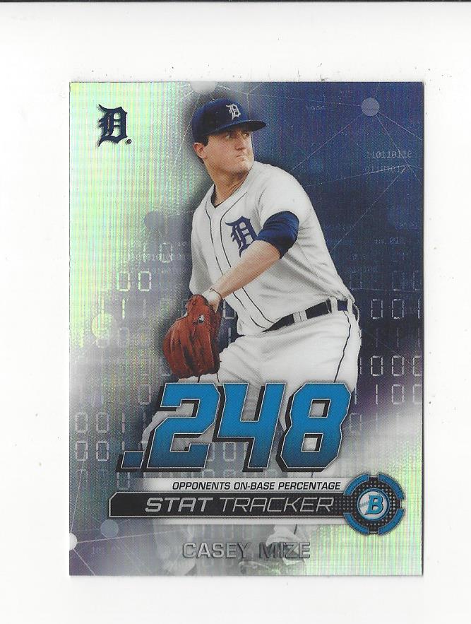 2019 Bowman Chrome Stat Tracker #STCM Casey Mize