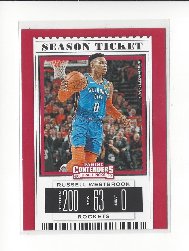Russell Westbrook cards (2009-2023) Thunder Wizards Rockets Lakers - You Choose - Picture 91 of 133